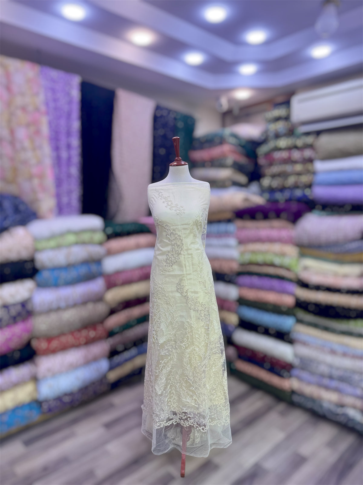 Resham Cut Dana Hand Work