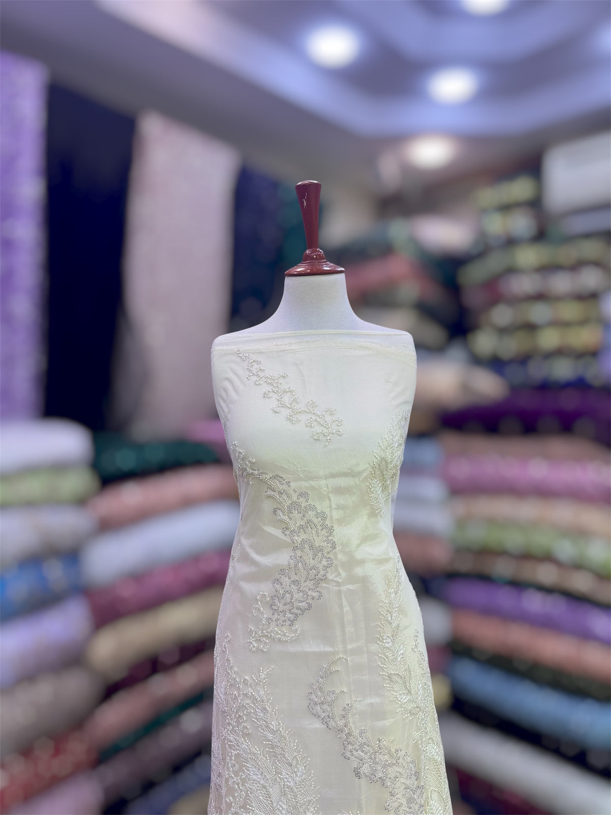 Resham Cut Dana Hand Work