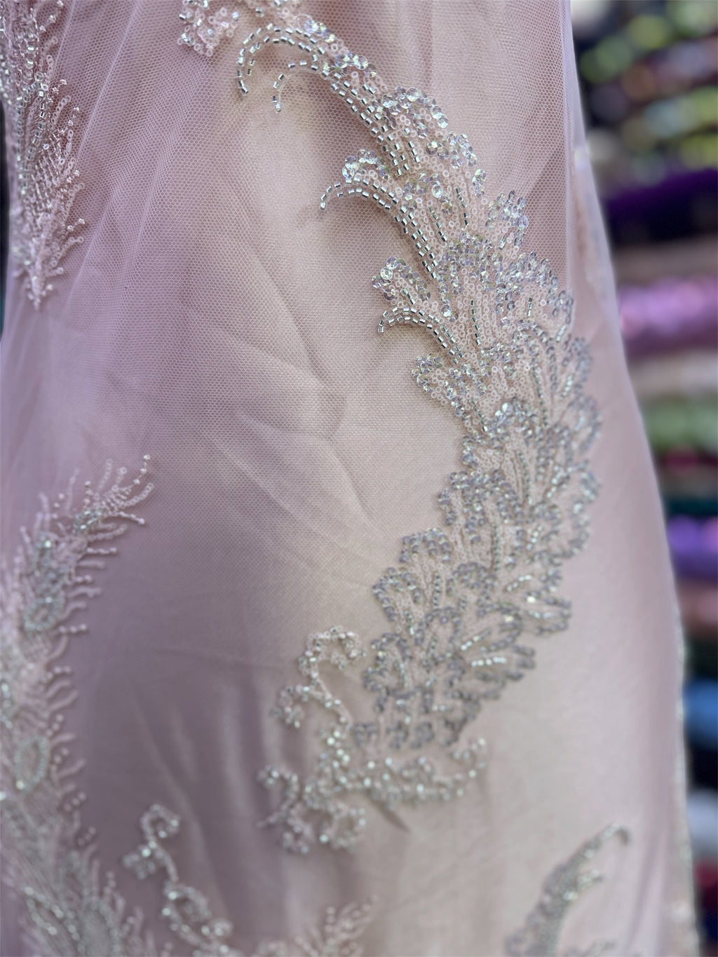 Resham Cut Dana Hand Work
