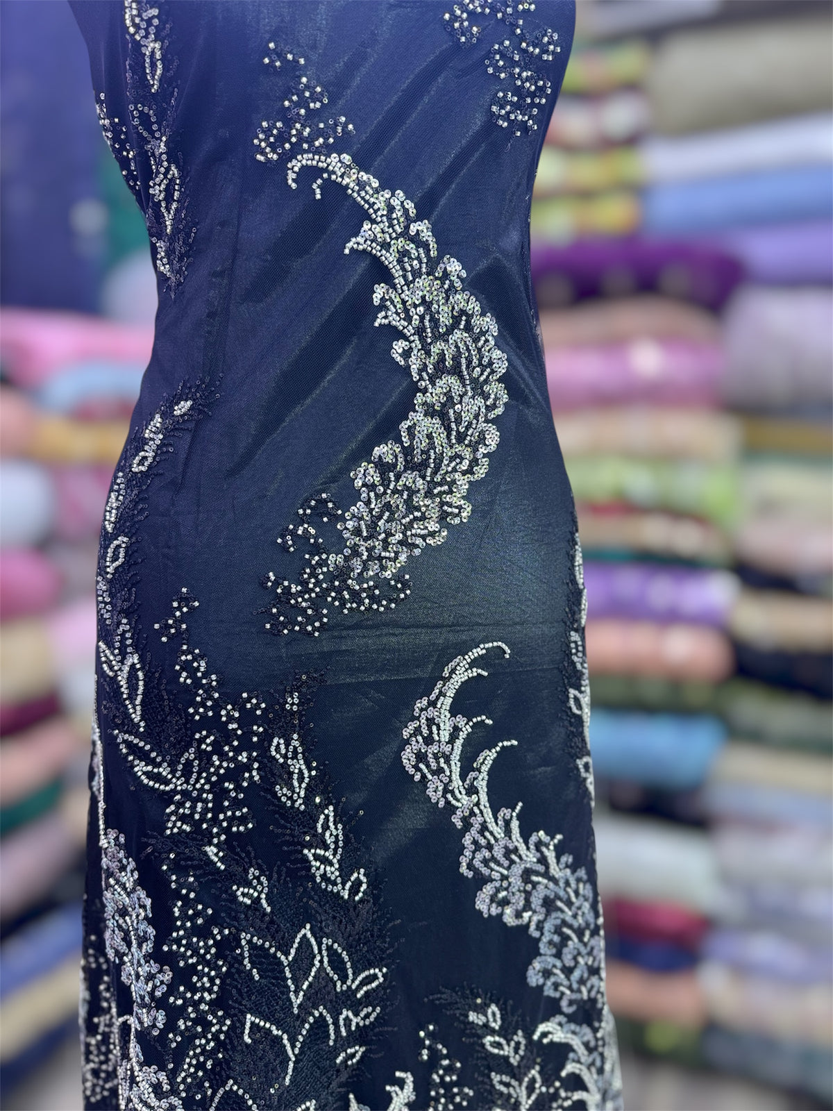 Resham Cut Dana Hand Work