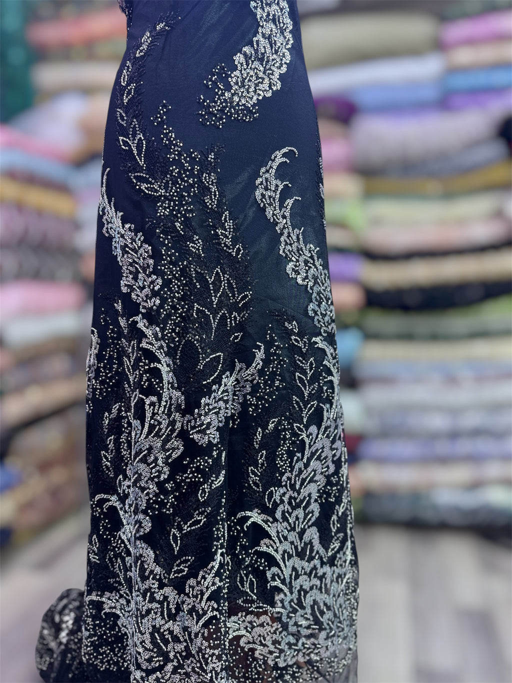 Resham Cut Dana Hand Work