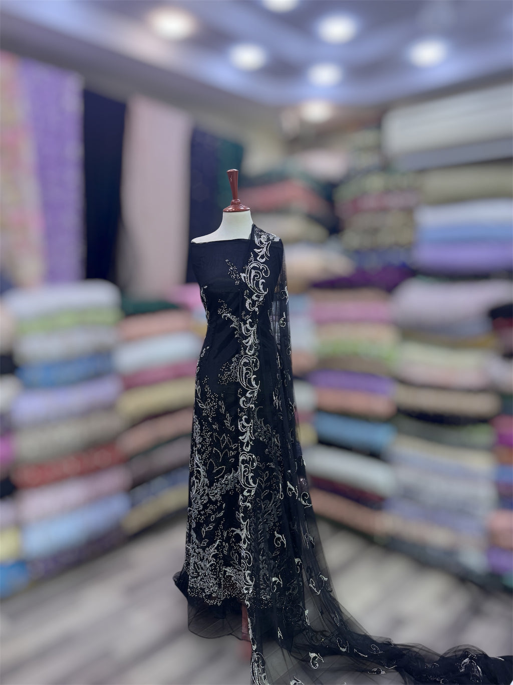 Resham Cut Dana Hand Work
