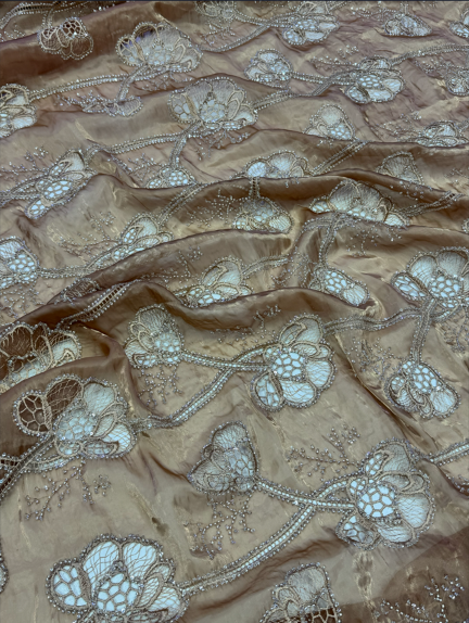 3PC Korean Silk Cutwork