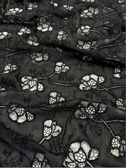 3PC Korean Silk Cutwork