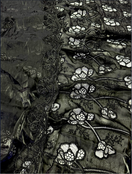 3PC Korean Silk Cutwork