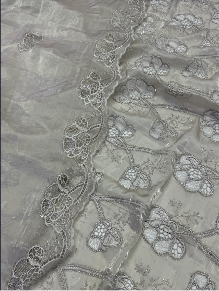 3PC Korean Silk Cutwork