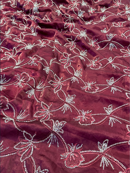 3PC Korean Silk Cutwork