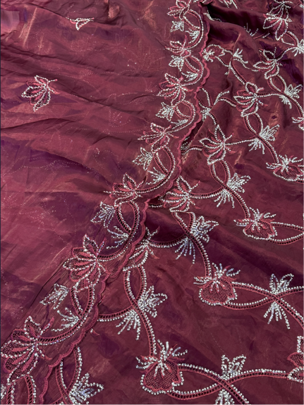 3PC Korean Silk Cutwork
