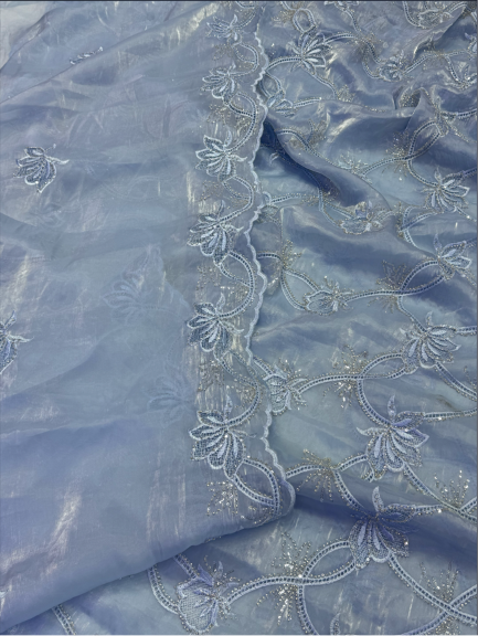 3PC Korean Silk Cutwork