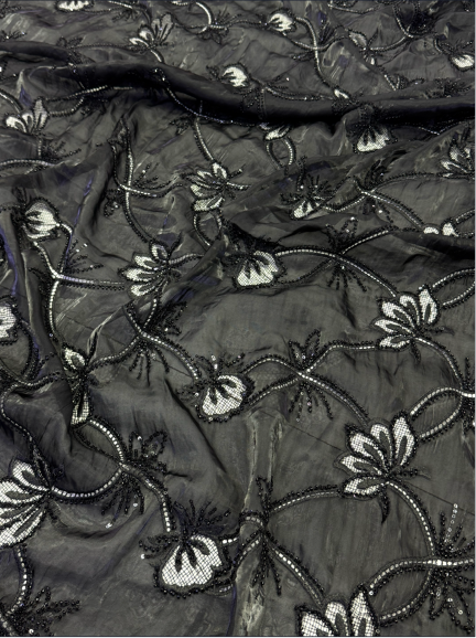3PC Korean Silk Cutwork