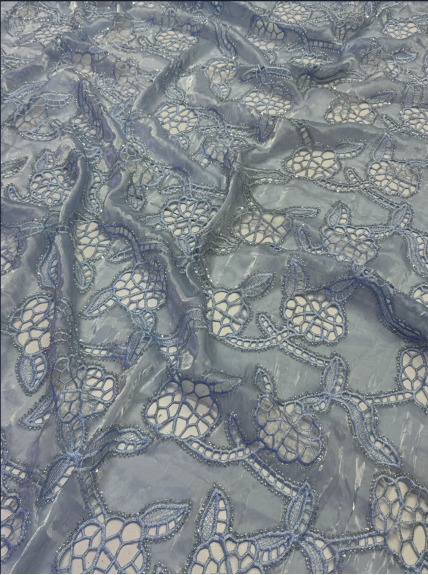 3PC Korean Silk Cutwork