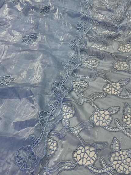 3PC Korean Silk Cutwork