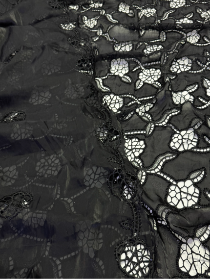 3PC Korean Silk Cutwork