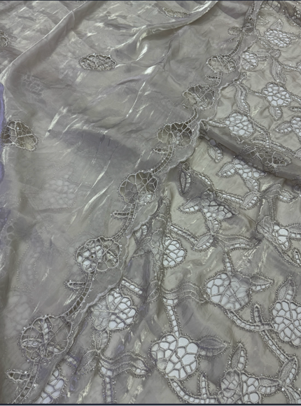 3PC Korean Silk Cutwork