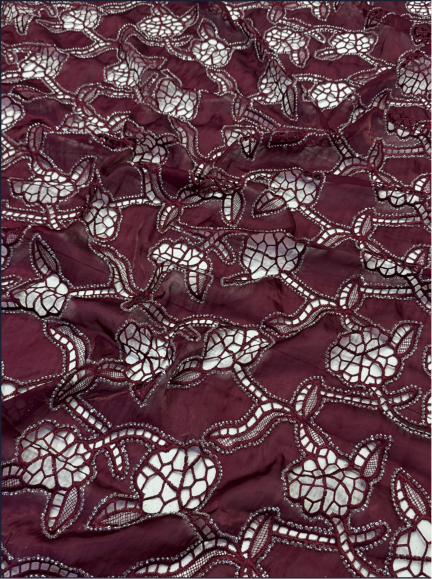 3PC Korean Silk Cutwork