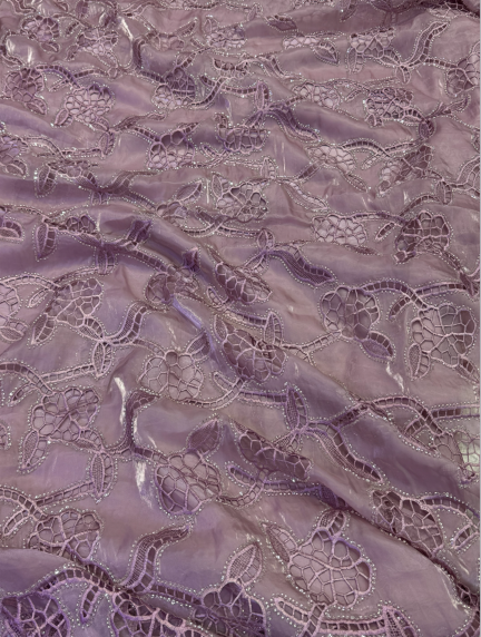 3PC Korean Silk Cutwork