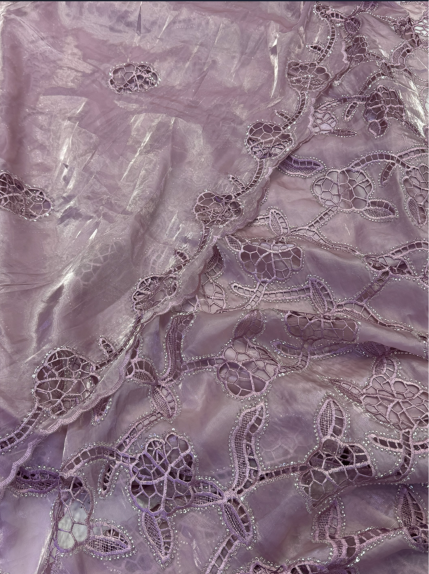 3PC Korean Silk Cutwork
