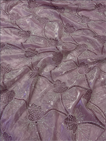 3PC Korean Silk Cutwork