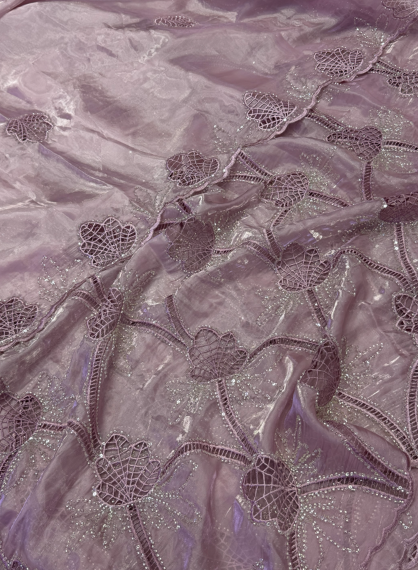 3PC Korean Silk Cutwork