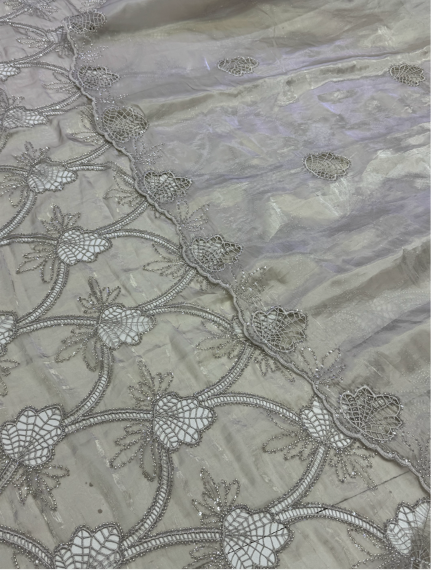 3PC Korean Silk Cutwork