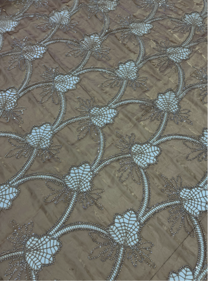 3PC Korean Silk Cutwork