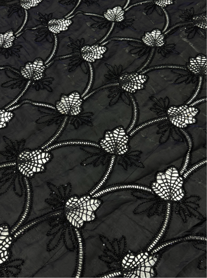 3PC Korean Silk Cutwork