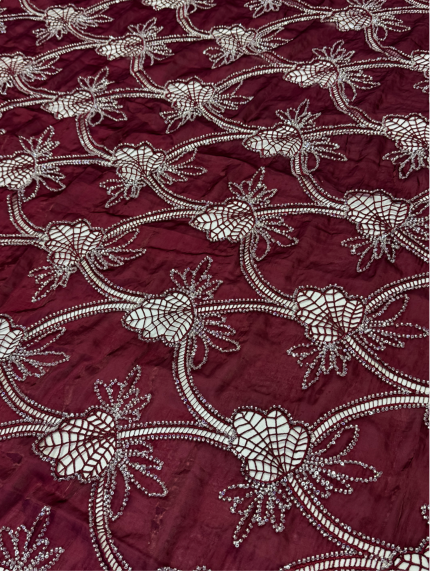 3PC Korean Silk Cutwork